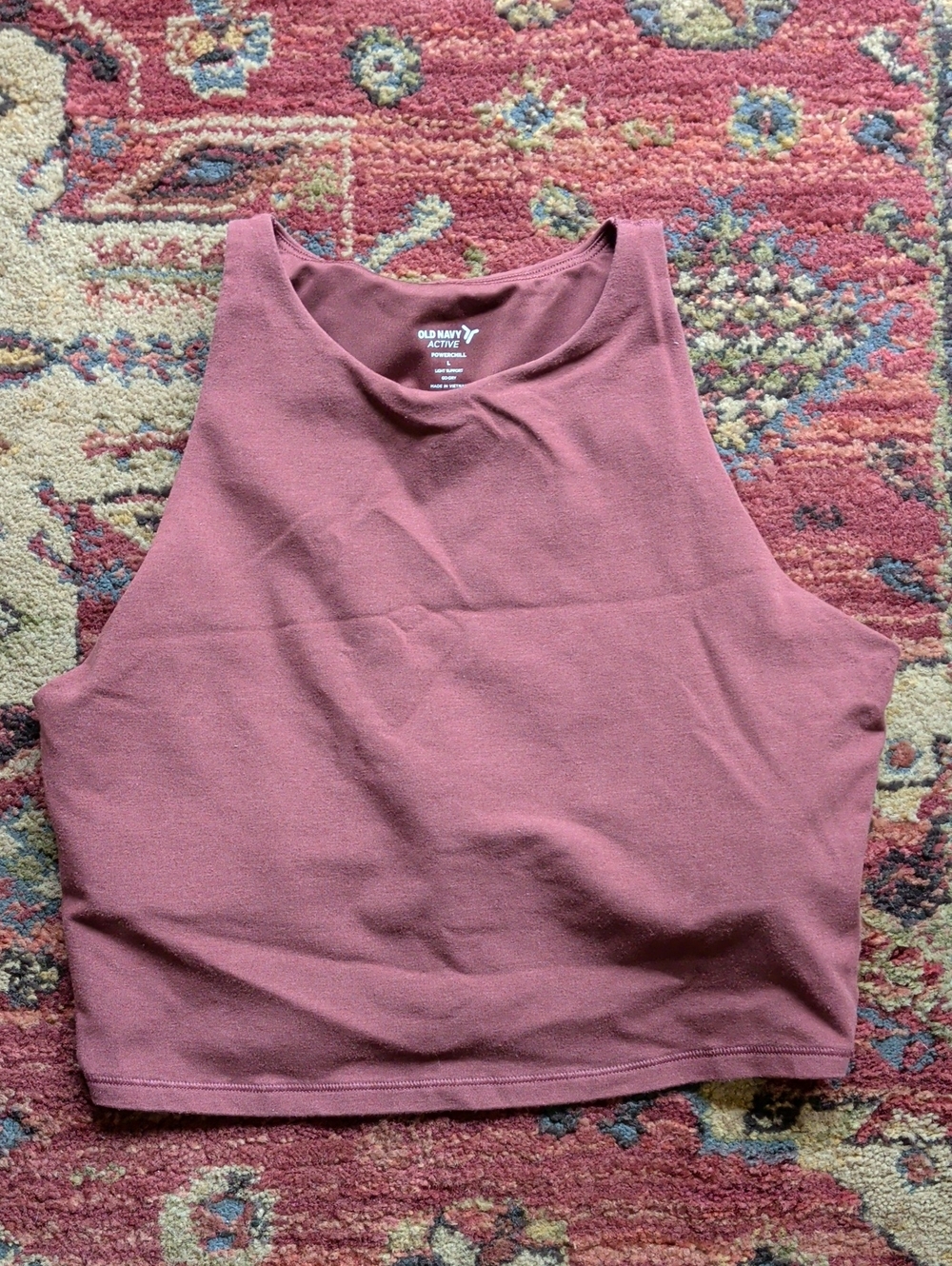 Old Navy Women's Crop Tank Top - Dusty Mauve